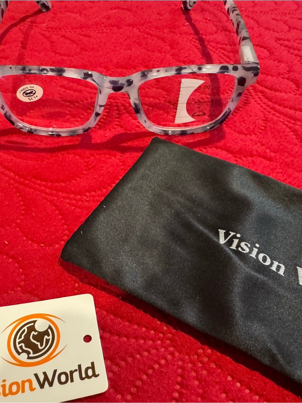 Marble Print Progressive Reading Glasses, 1.75X